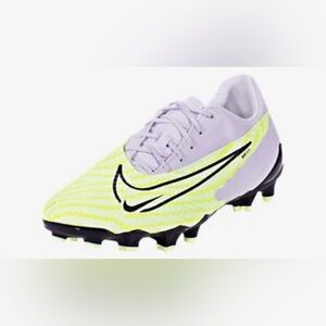 Nike Phantom GX Academy DF FG/MG Soccer Cleats in Yellow/Grey Youth size 6